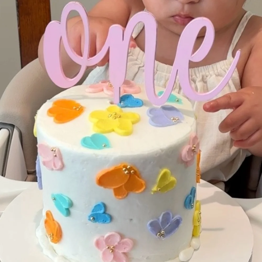 One Cake Topper 1st Birthday 6.6